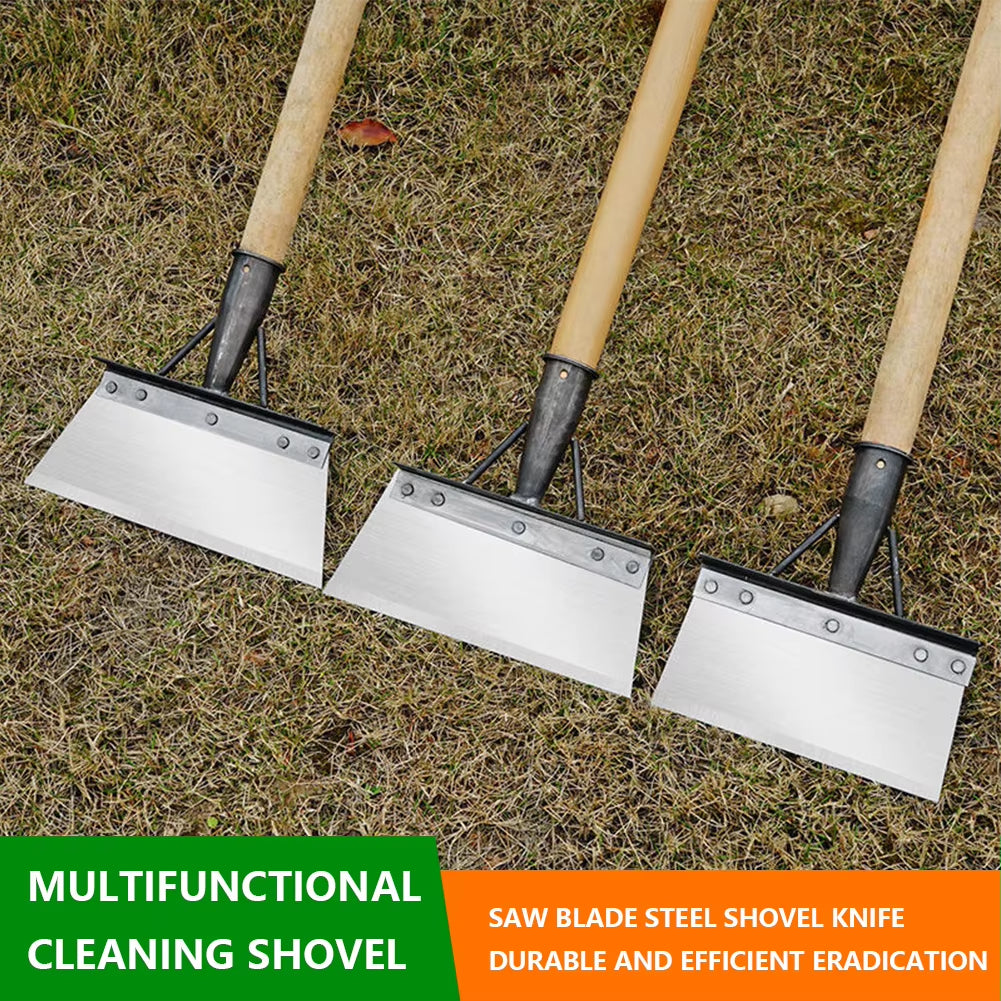 Metal Weed Cleaning Shovel Stainless Steel Deicing Shovel Multifunctional Outdoor Garden Shovel Planting Weeding Farm Tools